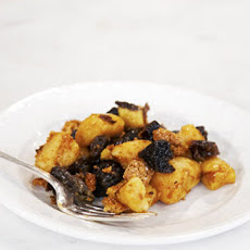 Sweet Potato Gnocchi, Drunken Prunes, and Amaretti