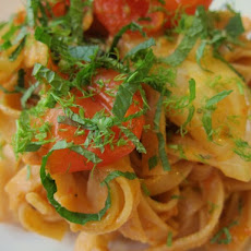 Roasted Tomato and Fennel with Tagliatelle