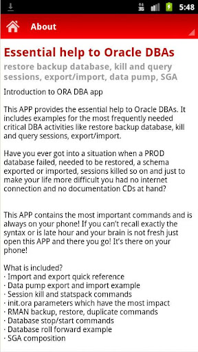 【免費生產應用App】Oracle DBA help-APP點子