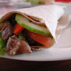 Moroccan Lamb Salad Wraps