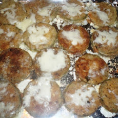 Deep Fried Zucchini Rounds with Mozzarella Cheese
