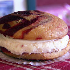 Peppermint Red Velvet Whoopie Pie