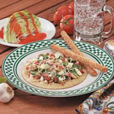 Greek Pita Pizzas