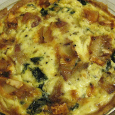 Canadian Bacon-and-Brie Quiche