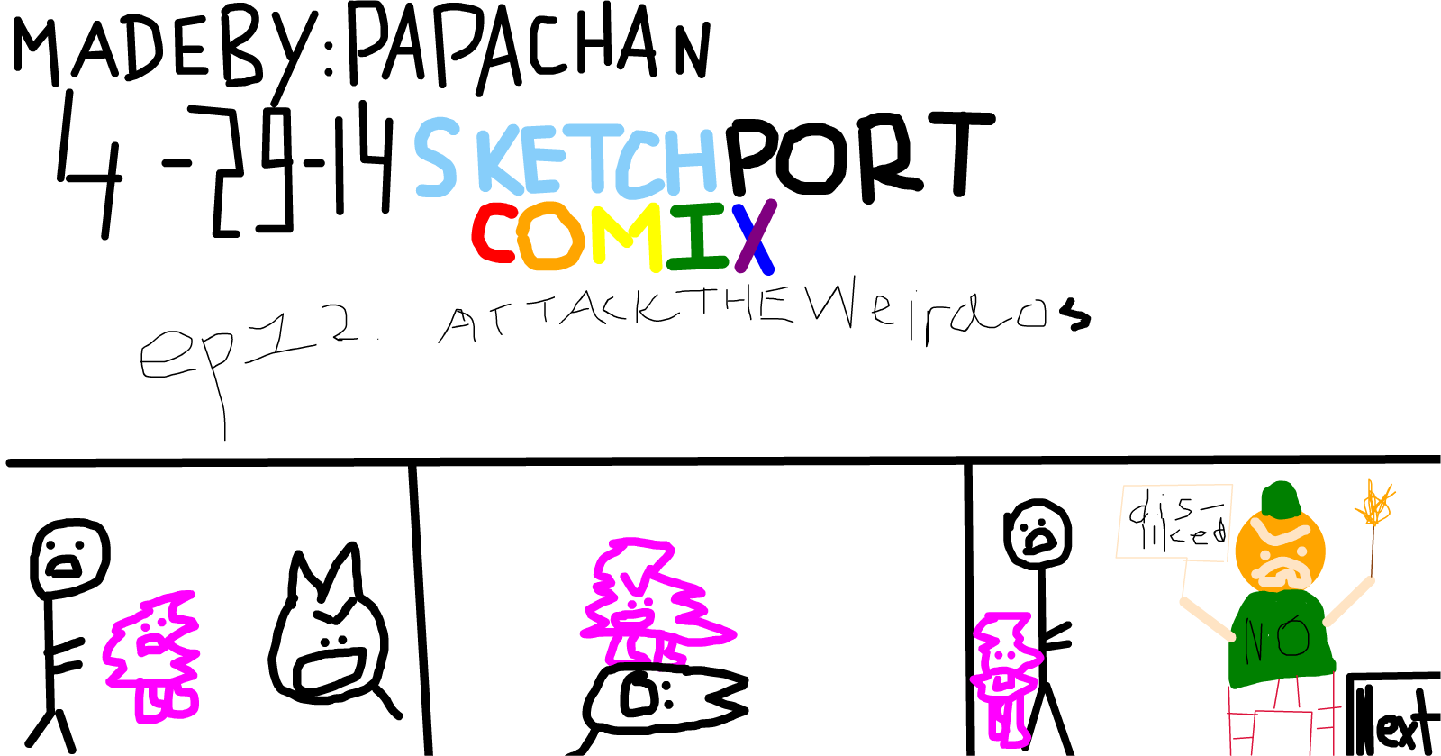 Sketchport Comix: Episode 12 Attack The Weirdos