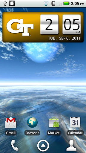 Georgia Tech Clock Widget