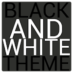 Black & White Icon THEME★FREE★ Apk