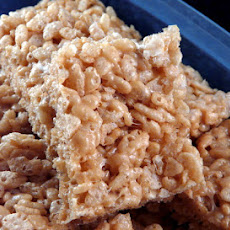 Lower Fat Peanut Butter Rice Krispies Bars