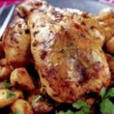 Roast Chicken with Spicy Herbed Olivada