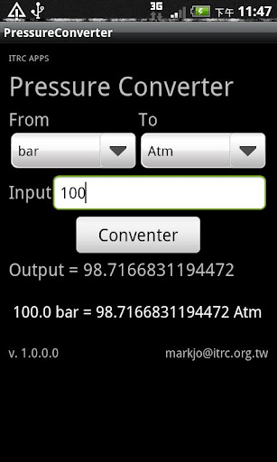 Pressure Converter