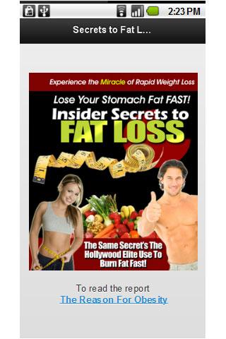 Secret to Fat Loss