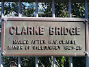 Clarke Bridge Plaque