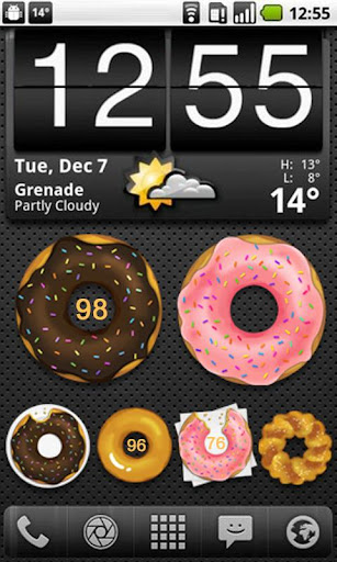 Donut Battery Widget