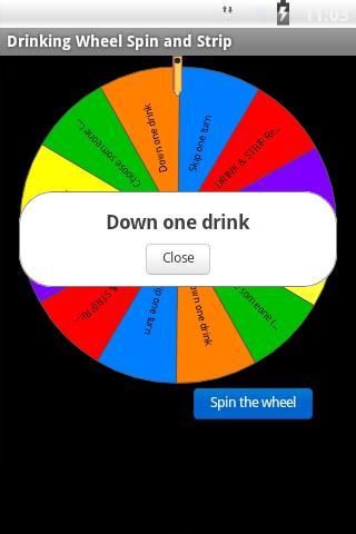 【免費休閒App】Drinking Wheel Spin and Strip-APP點子