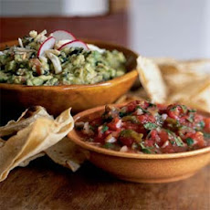 Roasted-Poblano Guacamole with Garlic and Parsley