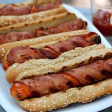Bacon Wrapped Hot Dog
