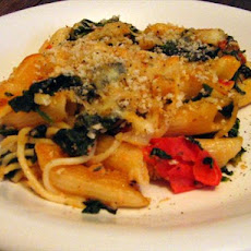 Penne and Spinach Bake