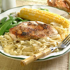 Italian Seasoned Chicken and Fettuccine