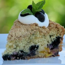 Buttermilk Mango-Berry Crumb Cake