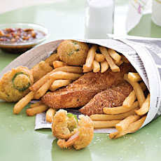 Bayou Fish Fillets With Sweet-Hot Pecan Sauce