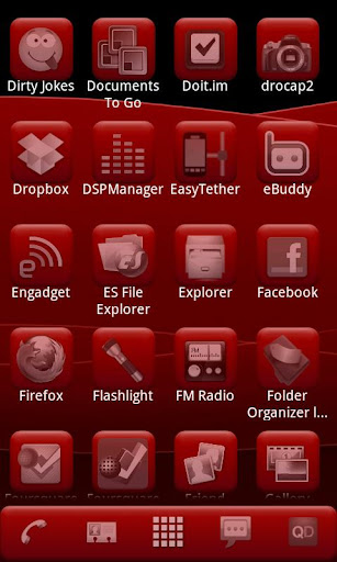 【免費個人化App】Red ADW Theme-APP點子