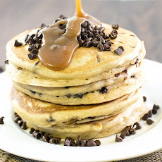 Peanut Butter Chocolate Chip Pancakes