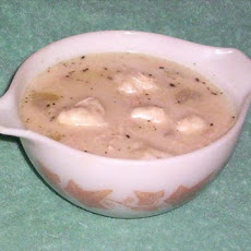 Chicken and Dumplings, With Potato Dumplings