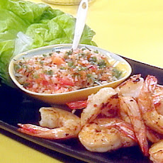 Grilled Jumbo Shrimp and Pickled 