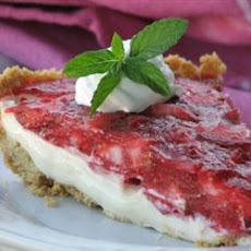 Rhubarb Berry Cheesecake Pie