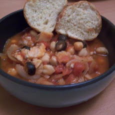 Cod, Chickpea & Olive Stew