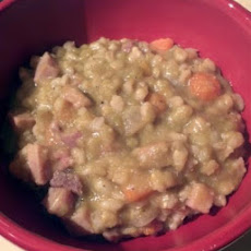 Split Pea Soup With Barley and Ham