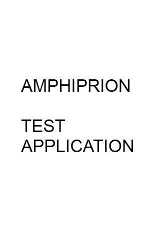 Test Application Amphiprion