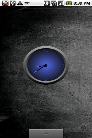 Cool Blue Analog Clock