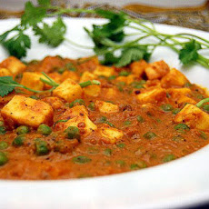 Mattar Paneer ~ Indian Pressed Cheese with Peas