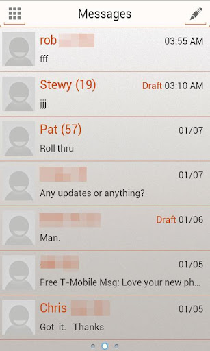 【免費個人化App】ICS Pro WHITE Orange GO Theme+-APP點子