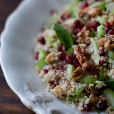Bulgur, Celery and Pomegranate Salad