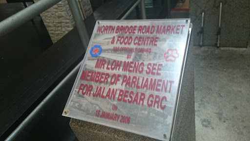 North Bridge Road Market Opening Plaque