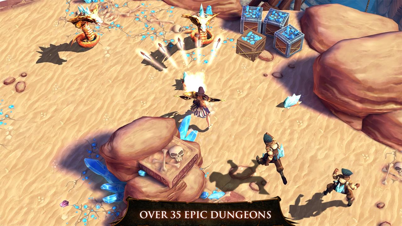 Android application Dungeon Hunter 4 screenshort
