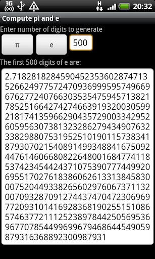【免費教育App】Compute pi and e-APP點子