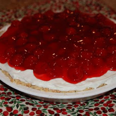 Cherry Almond Creamy Cheese Pie