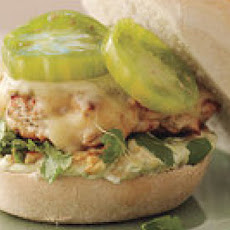 Salsa Verde Turkey Burger