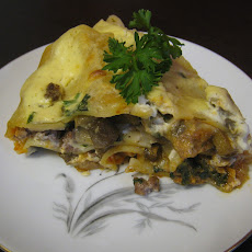 Luscious Lamb Lasagna with Eggplant and Spinach