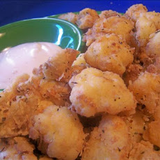 Batter Dipped Deep Fried Cauliflower