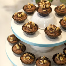 Chocolate-Hazelnut Mousse-Filled Cups