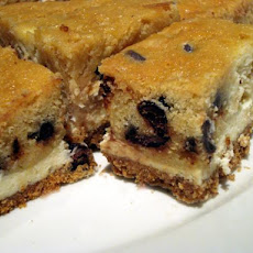 Chocolate Chip Cookie Dough Cheesecake Bars