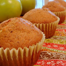 Whole Wheat Flax'n Apple Muffins