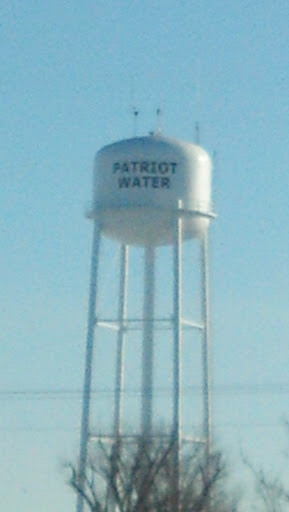 Patriot Water Tower in East Enterprise