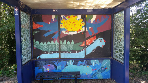 Montlake Bus Shelter Mural