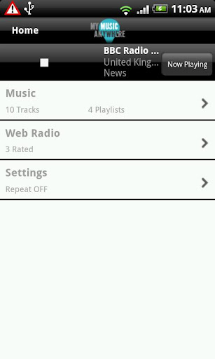 my-music-anywhere for android screenshot