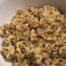 Eggplant Rice Dressing- Cajun